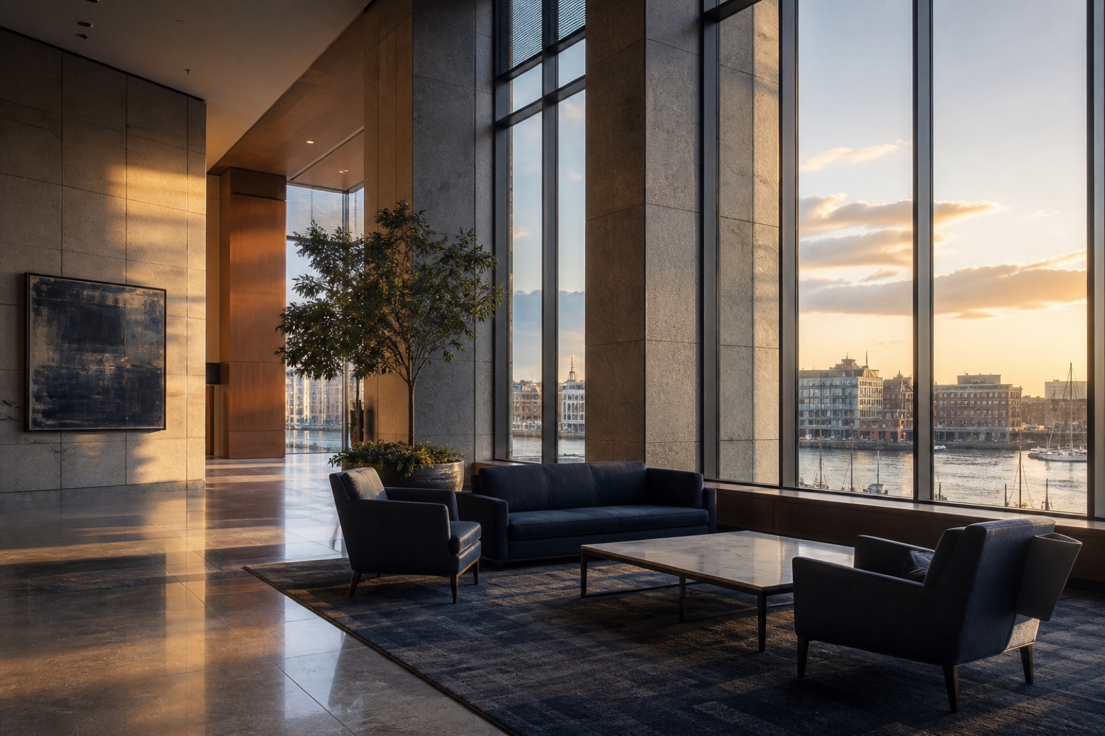 ICTGROUP Boston headquarters view toward the harbor